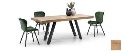 Alpine: Oak rustic sufrace/ Black legs